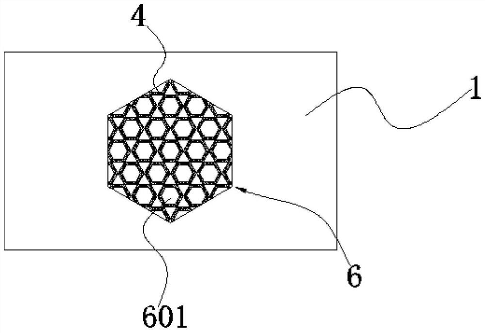 Knitted fabric with braided rope weave and manufacturing method thereof