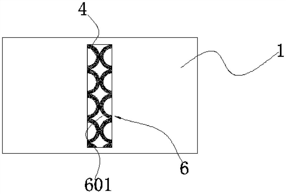Knitted fabric with braided rope weave and manufacturing method thereof