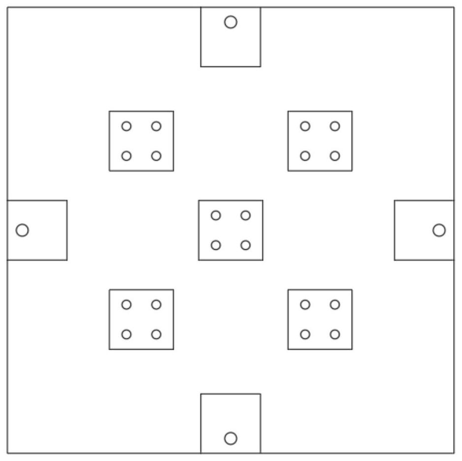 Multi-degree-of-freedom motion branched chain resolution test platform and test method