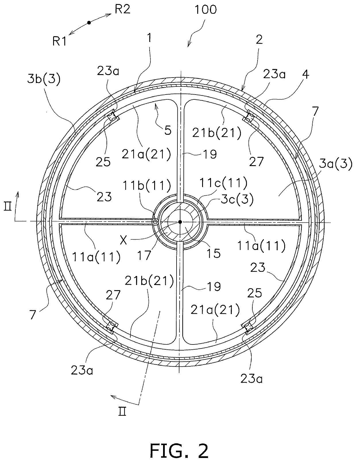 Power transmission device for a vehicle