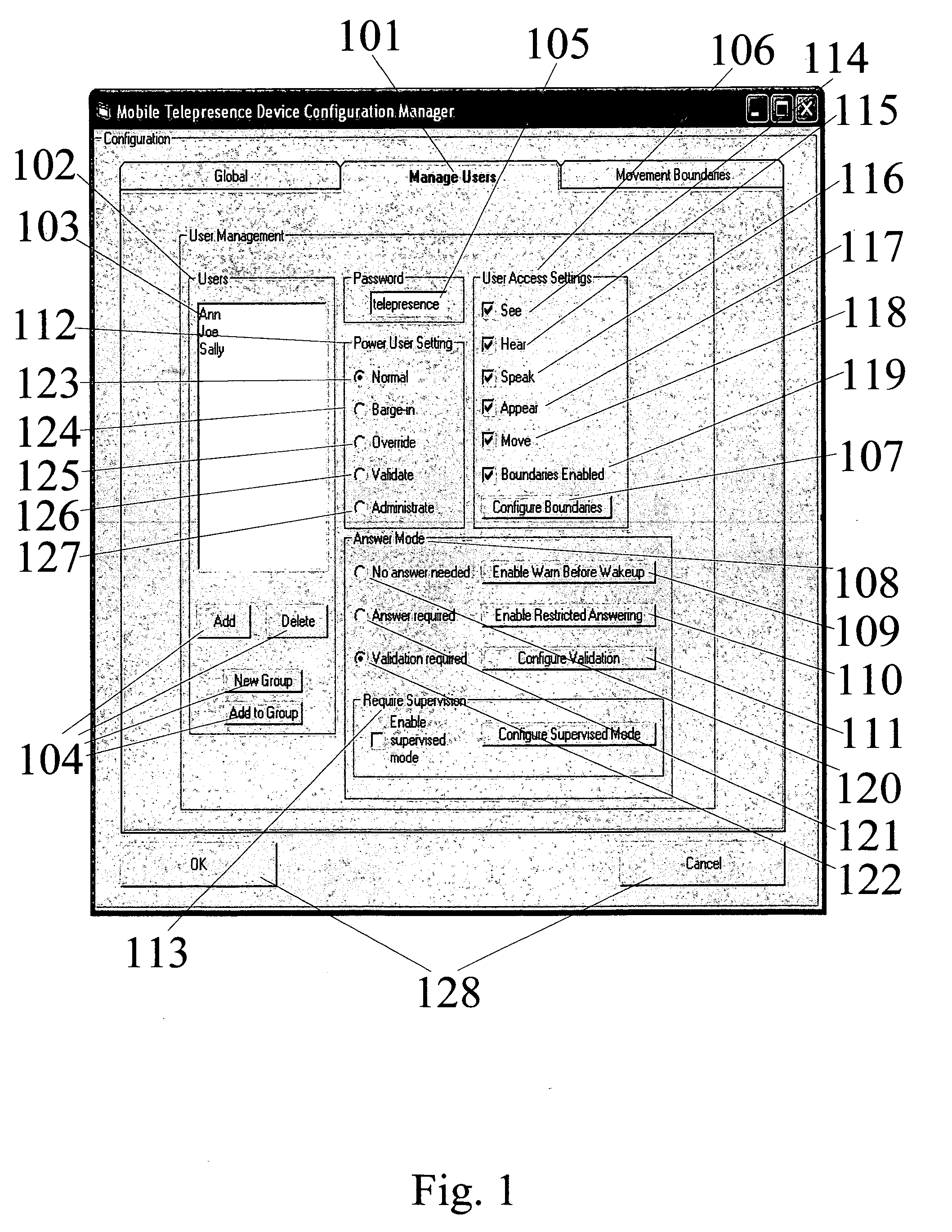Mobile video teleconferencing authentication and management system and method
