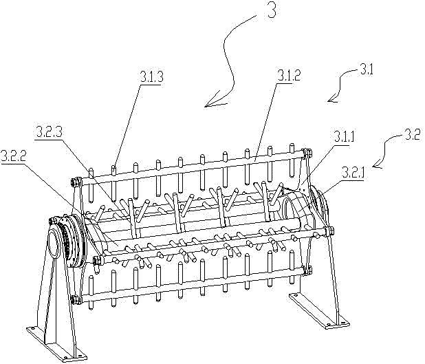 Star-wheel oppositely-pried rotor system applied to fermenting machine