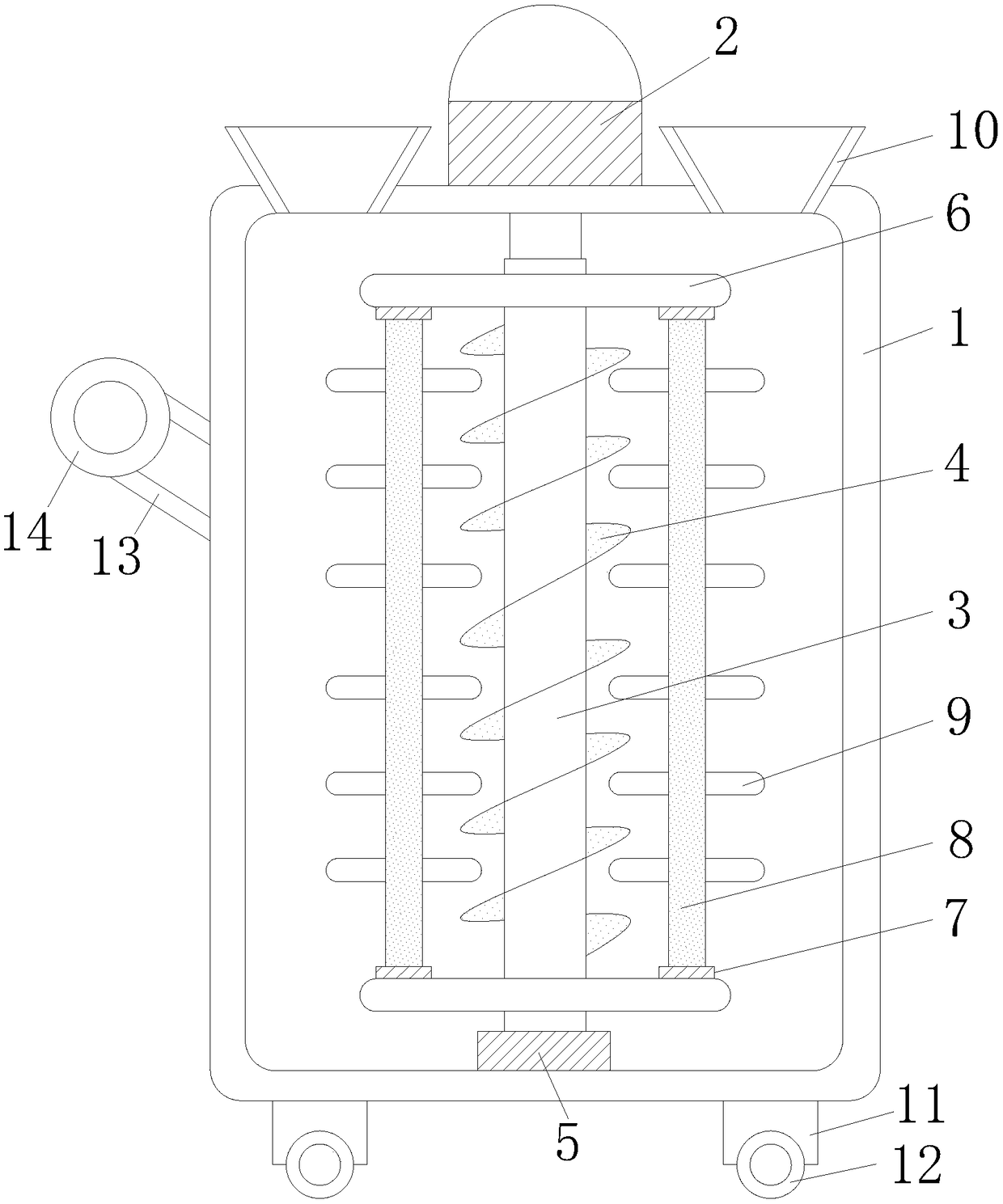 Ink stirring device for printing production