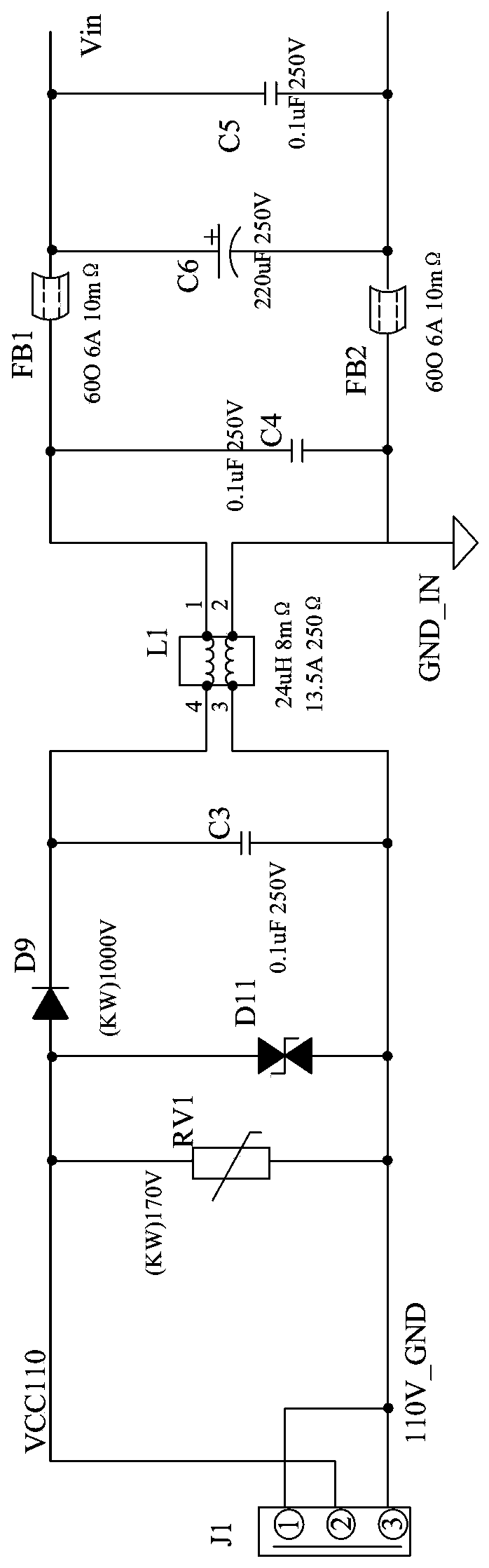 Power supply design circuit with high-level emc and safety performance