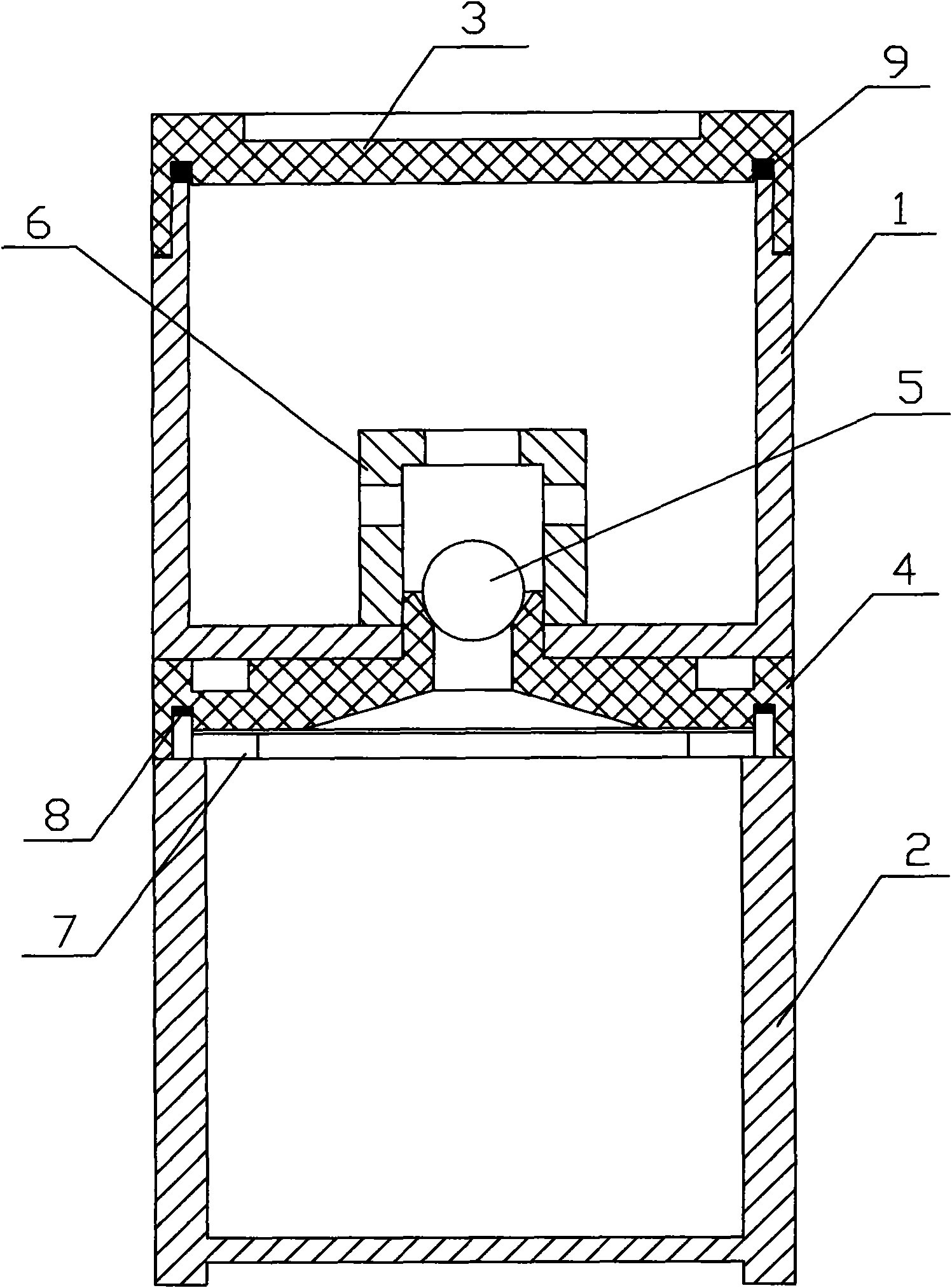 Double-cup connected and invertible tea leaf-separating teacup