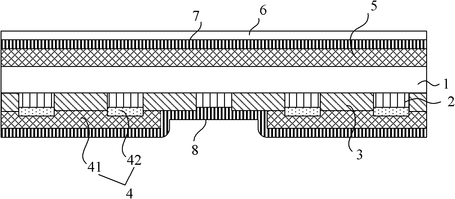 Color film substrate and manufacturing method thereof and touch control LCD (Liquid Crystal Display) panel