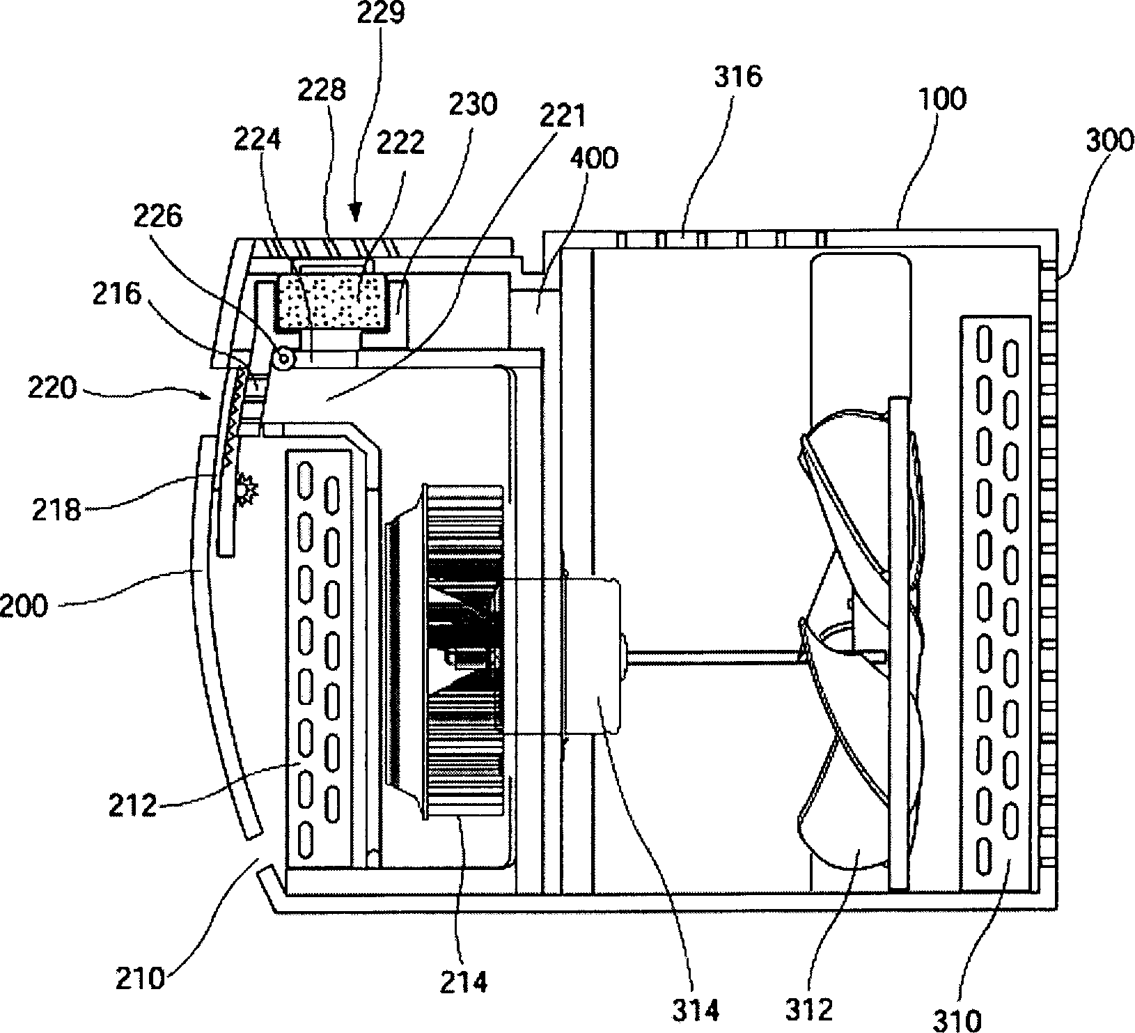 Integral air conditioner having air cleaning function and method for operating the same
