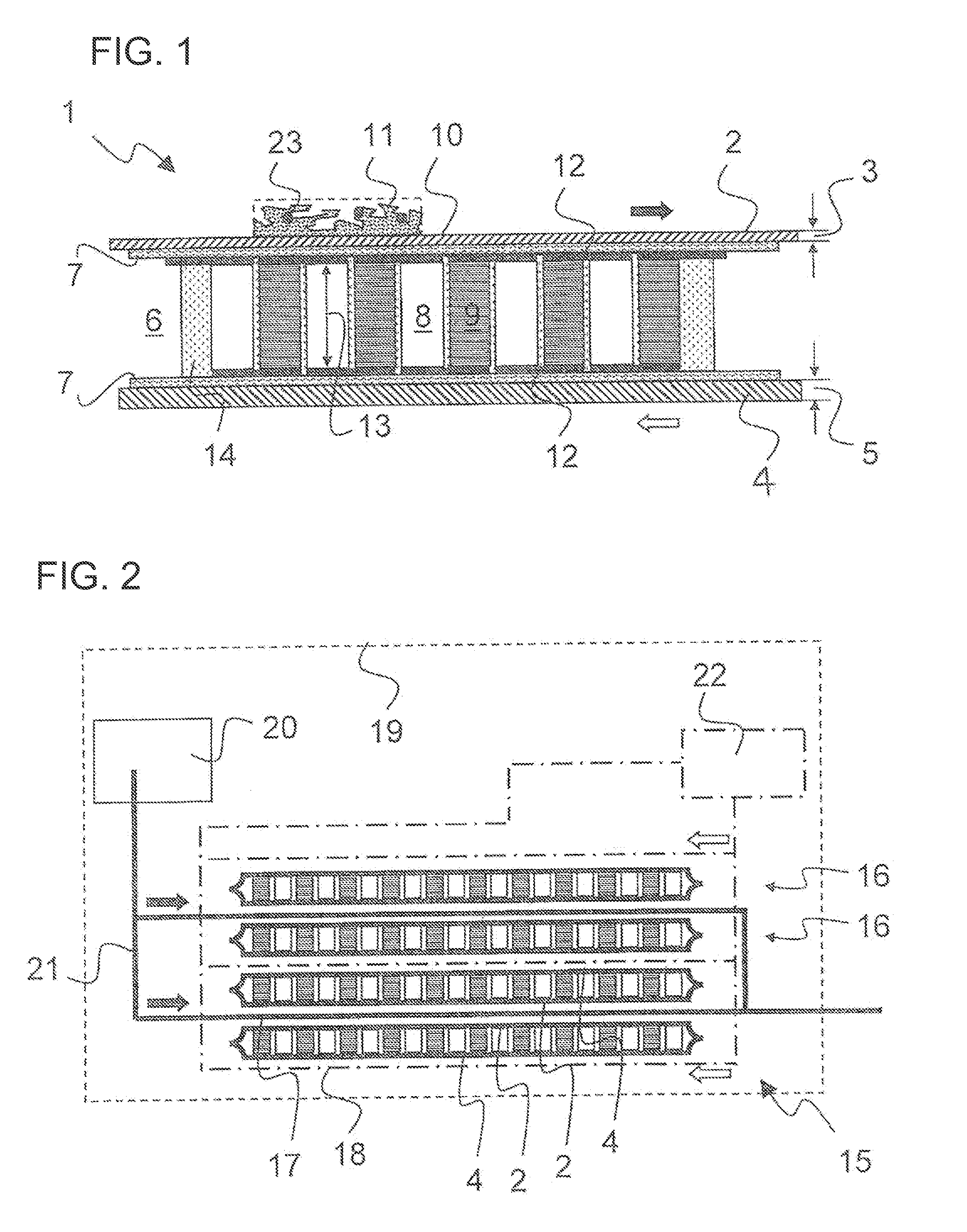 Thermoelectric device, thermoelectric apparatus having a multiplicity of thermoelectric devices and motor vehicle having a thermoelectric apparatus