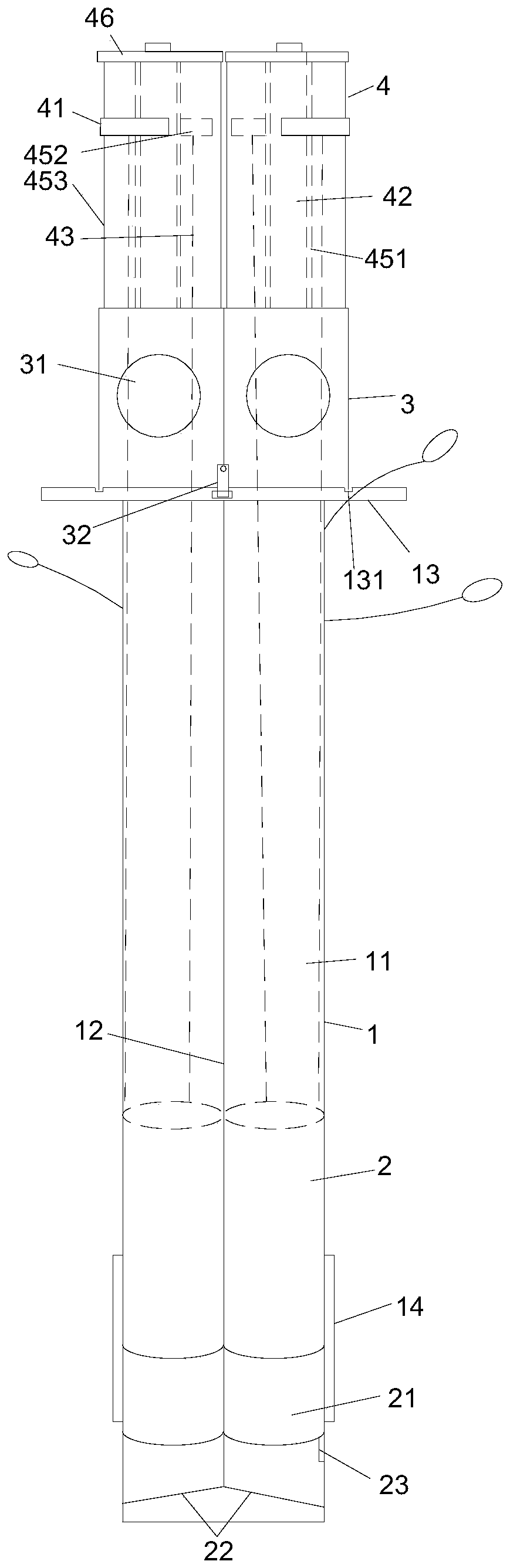 a double lumen tube