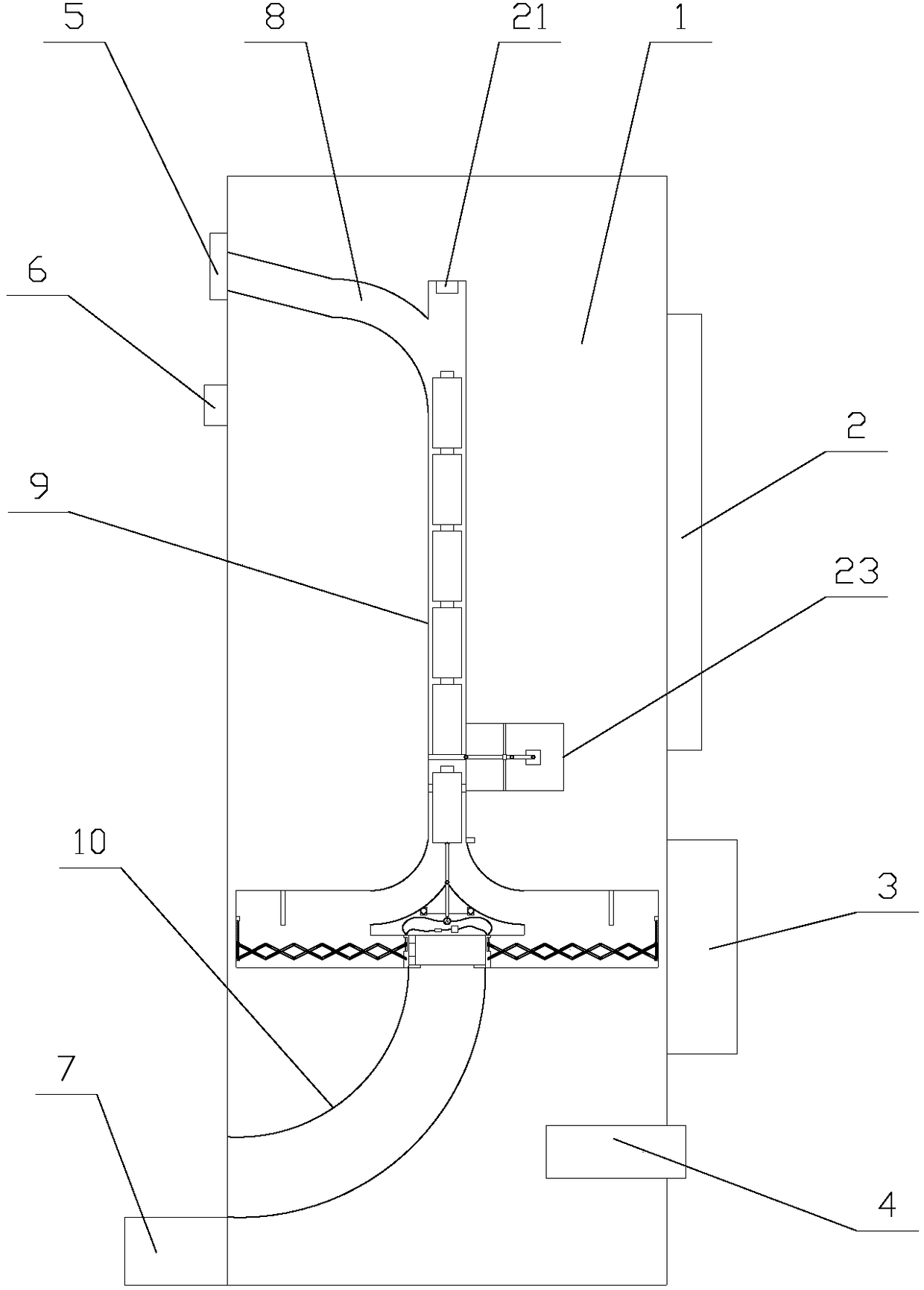 Intelligent electronic door lock with automatic battery replacement function