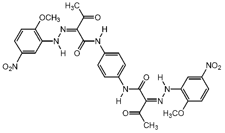 Preparation method of double-acetyl-p-phenylenediamine bisazo compound