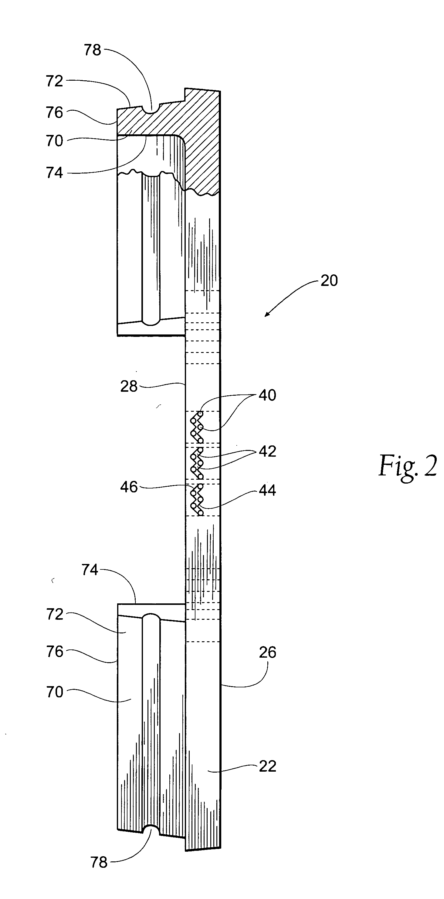 Method and apparatus for securing stretchable film using vacuum