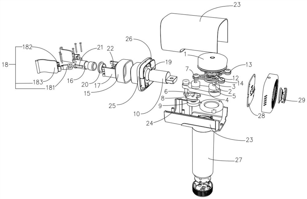 Driving mechanism, massage mechanism and fascia gun