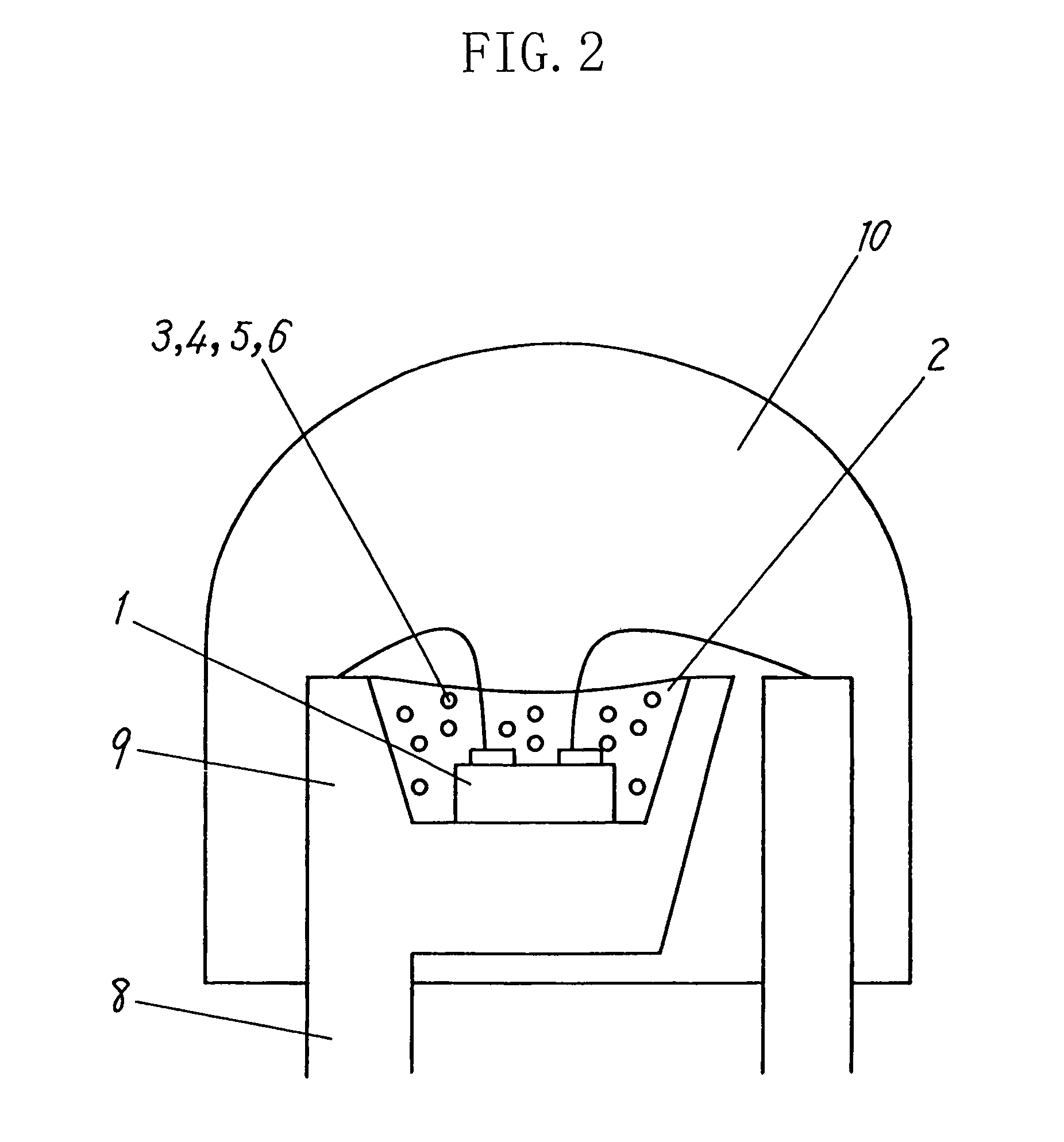 Semiconductor light emitting element and light emitting device using this