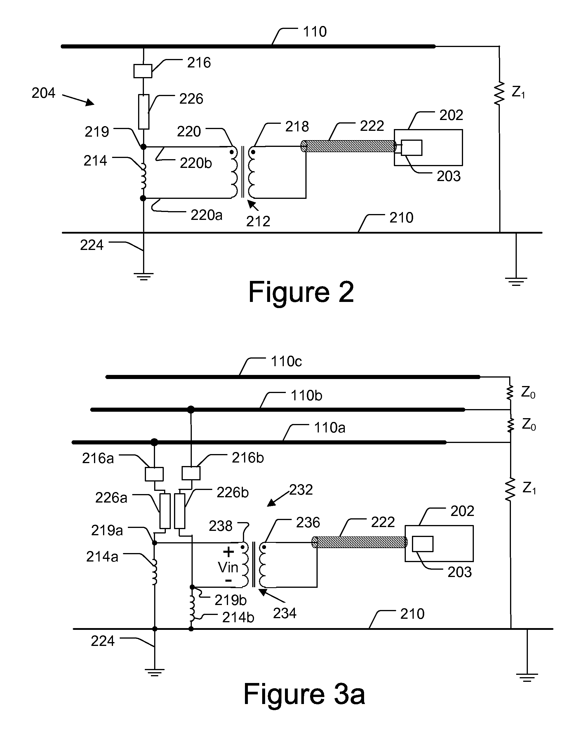 Power line coupling device and method