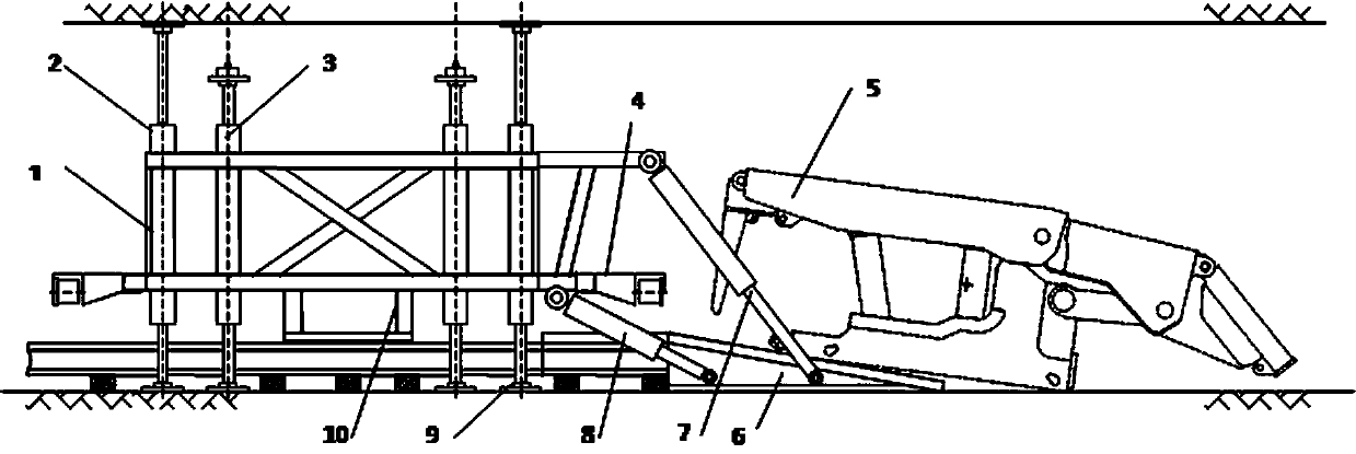 Rail type car loader