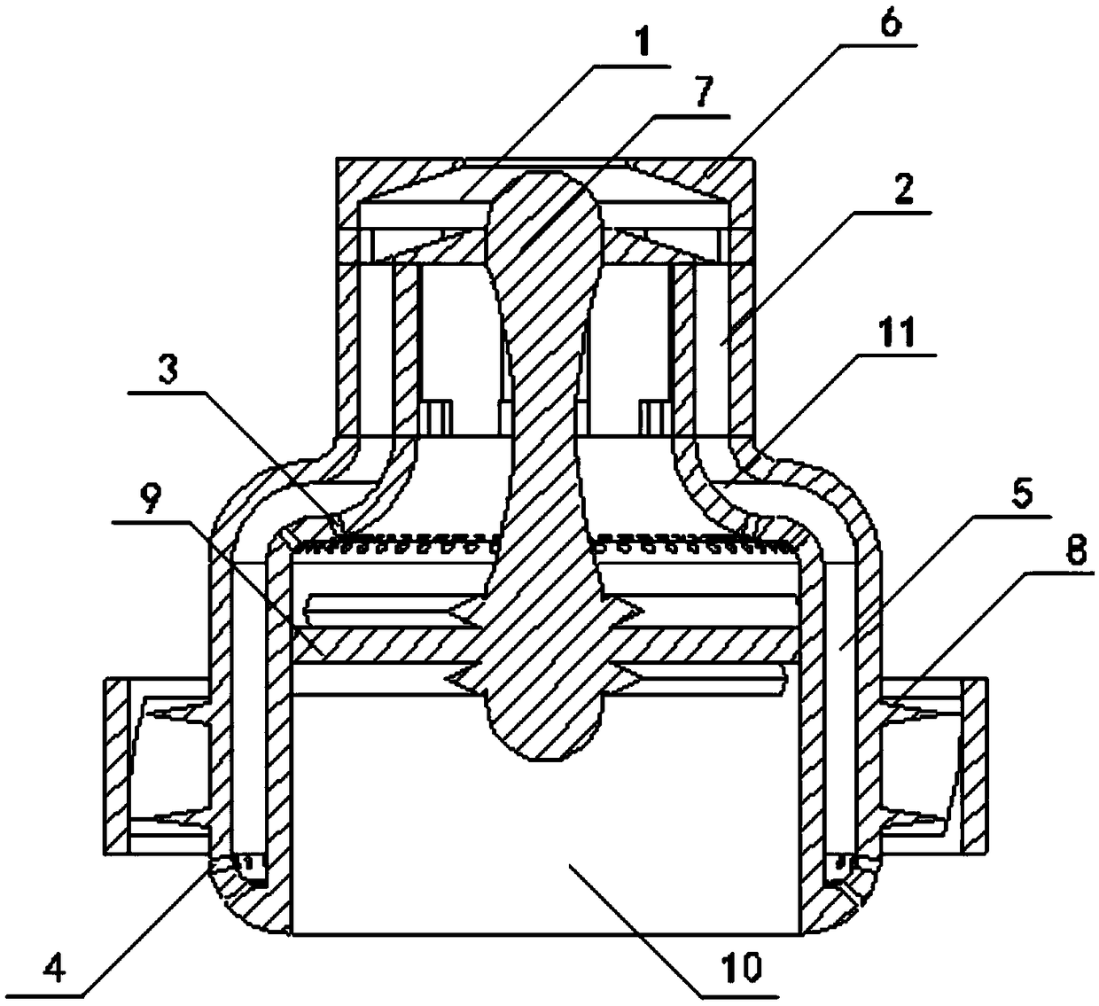 A double swirl lean premix nozzle and its application