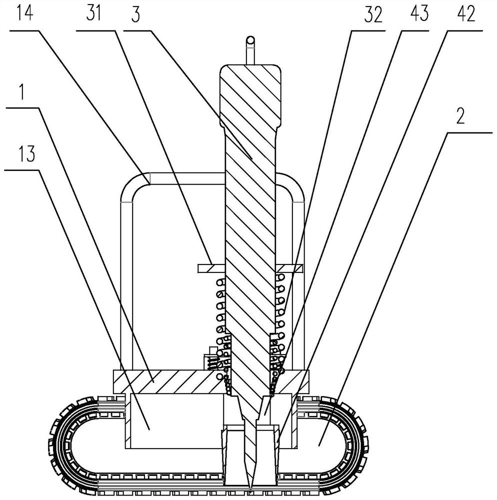 Ground breaking device