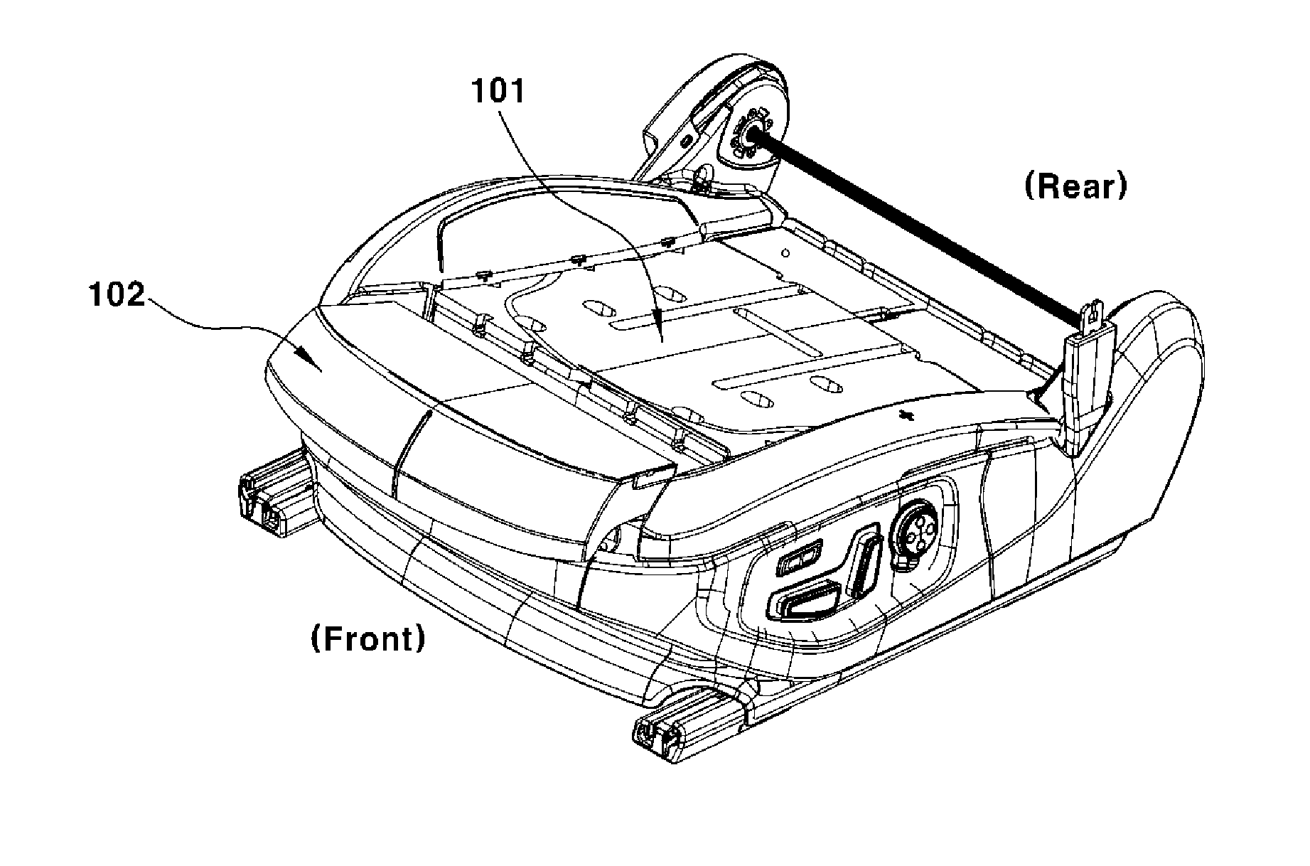 Seat cushion extension apparatus