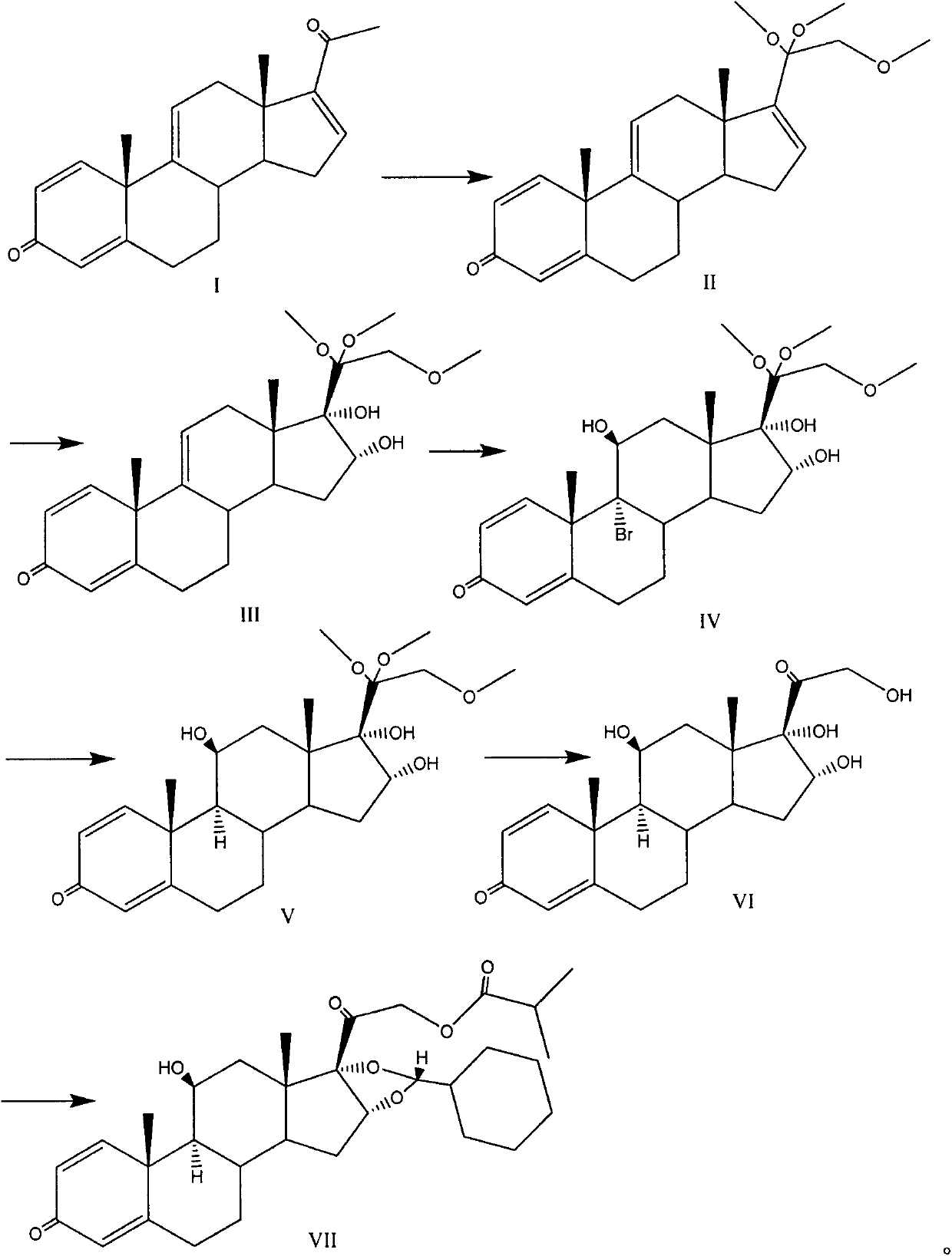 Preparation method of ciclesonide