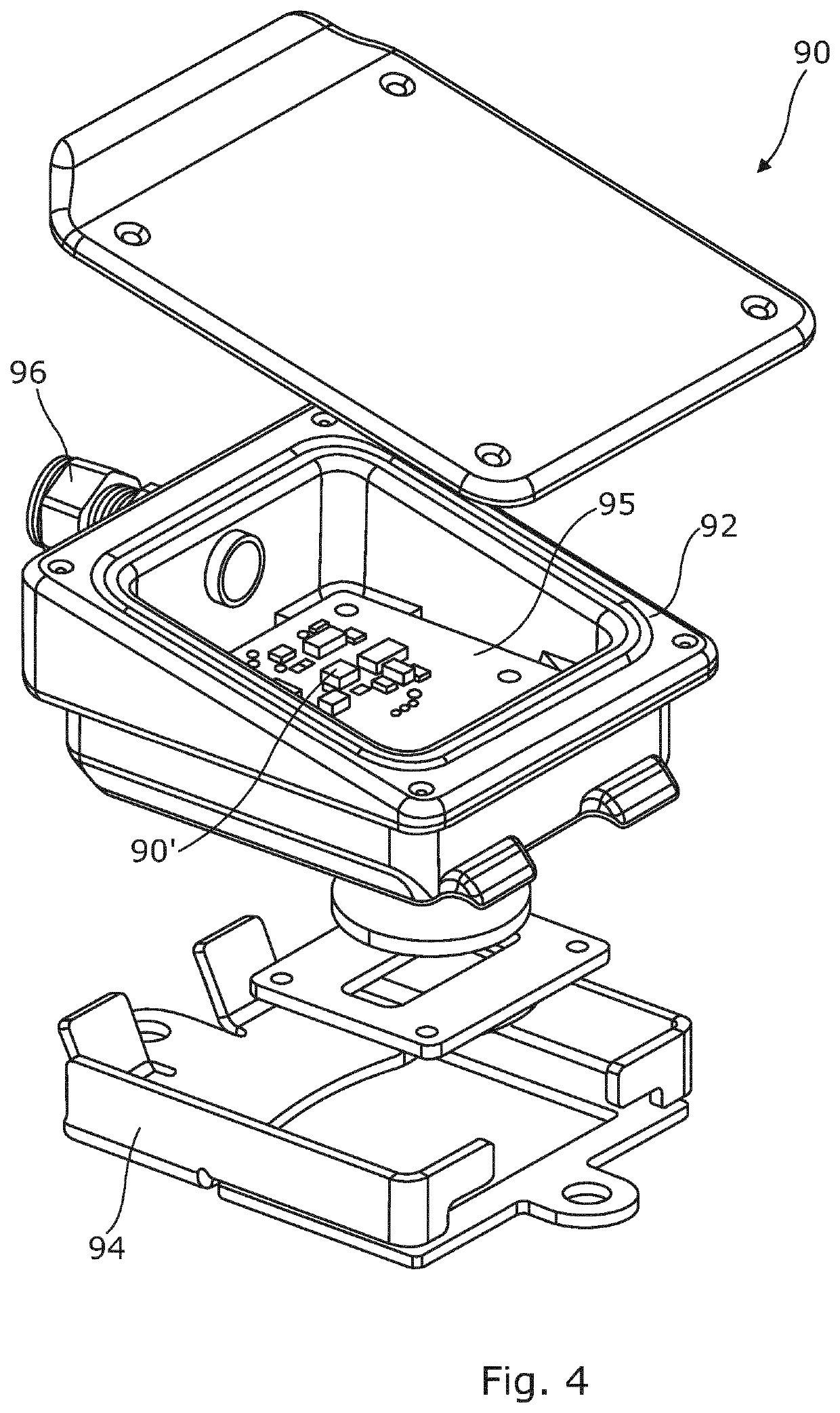 Volume sensor for combine harvester tailings return system