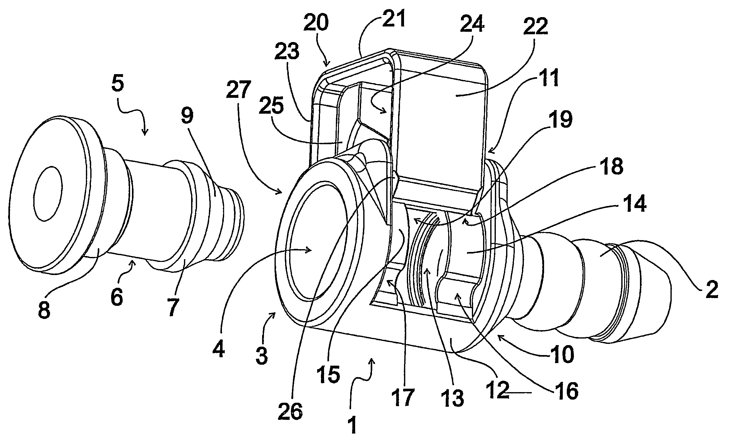 Coupling for a fluid conducting system