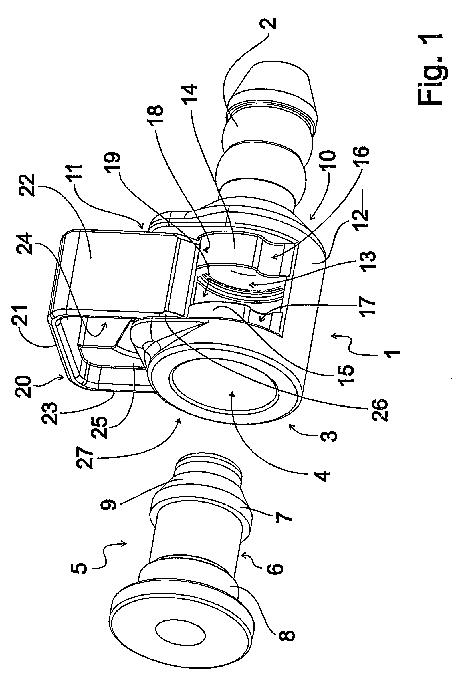 Coupling for a fluid conducting system