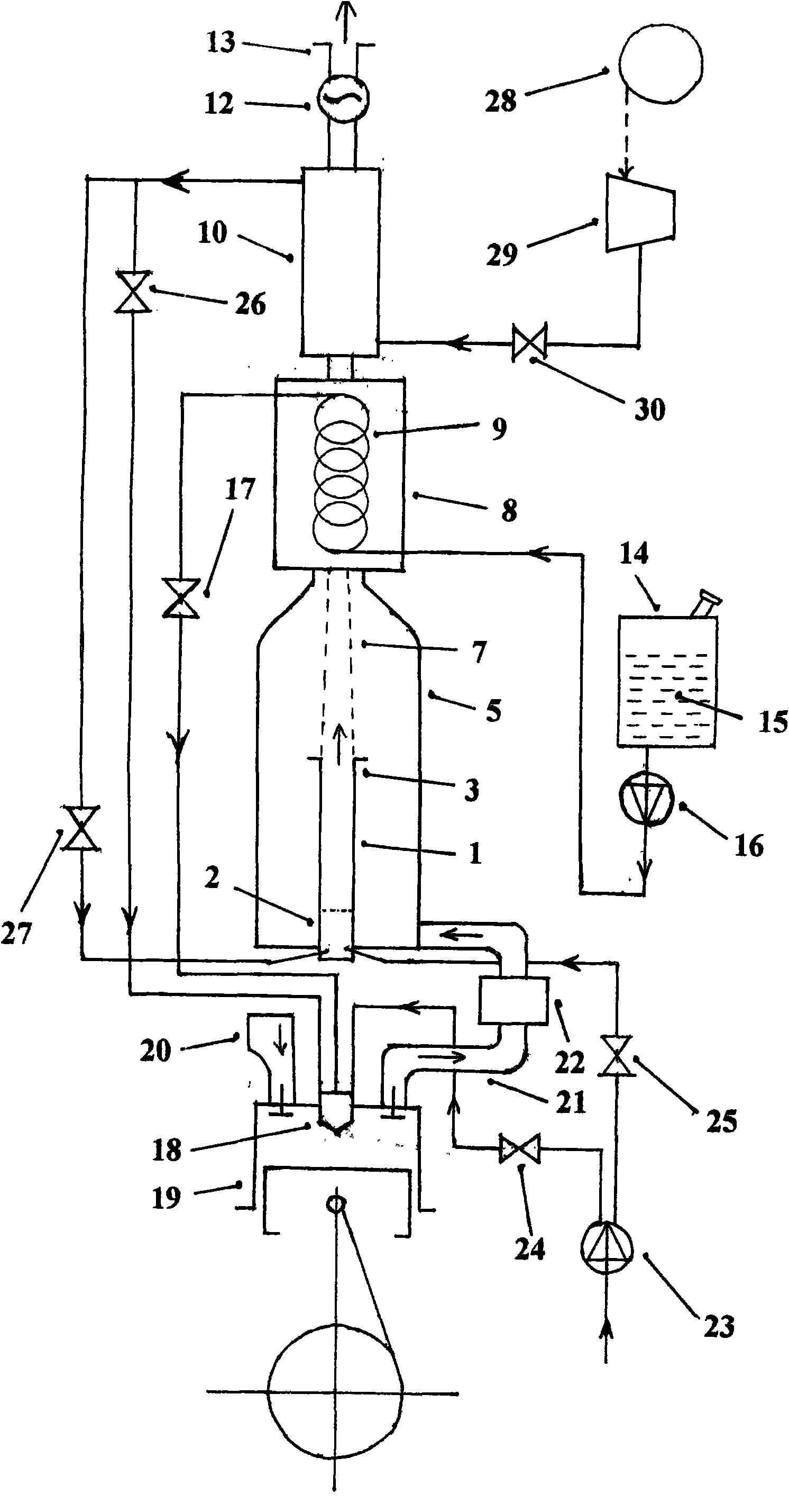 High energy-saving and micro-discharge pulse combustion purifier master device for engine