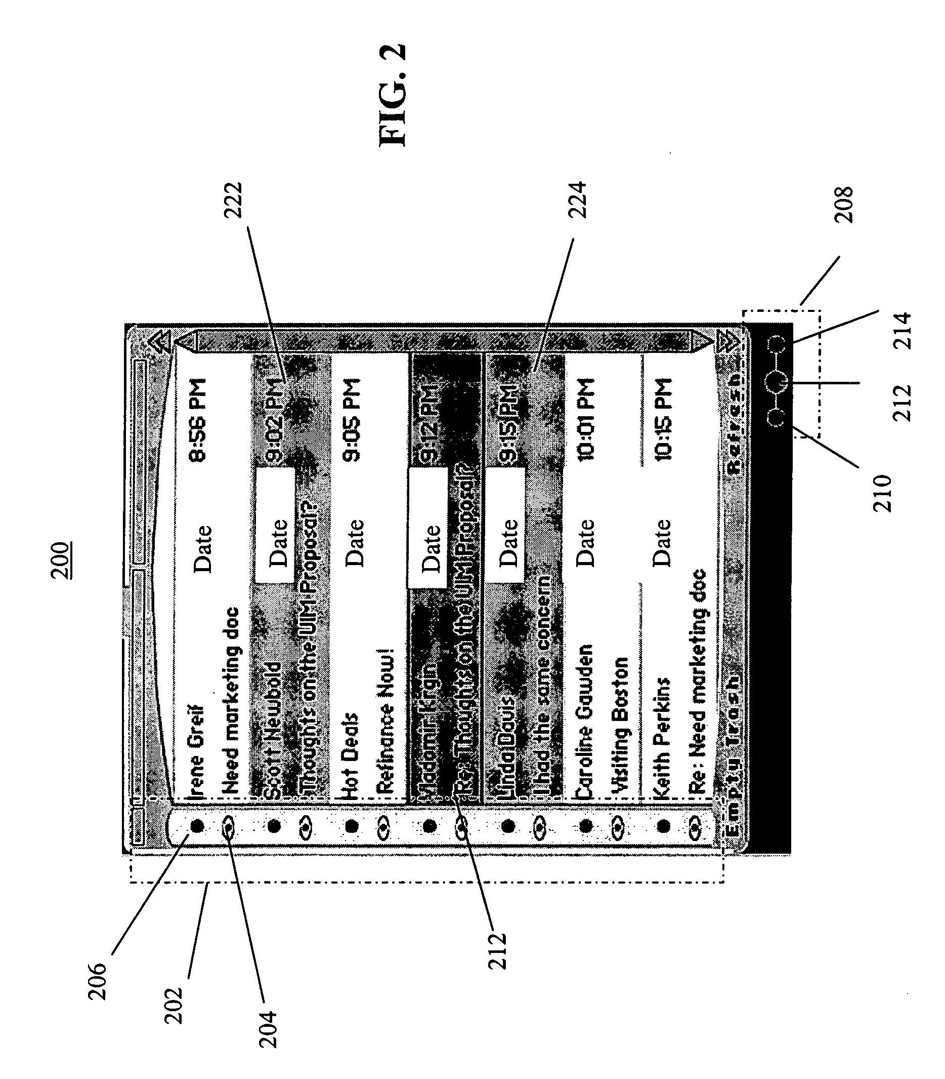 Method and apparatus for indicating and navigating related items