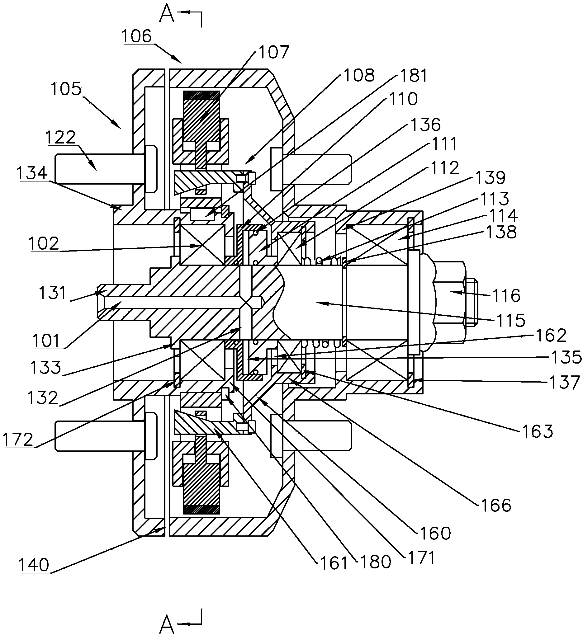 Pneumatic centrifugal clutch and manufacturing method thereof
