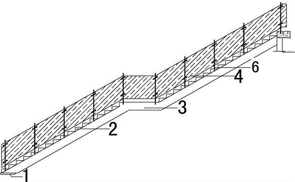Non-support steel-structure spiral staircase