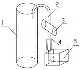 An anti-clogging device for a water injector of a gravity filter