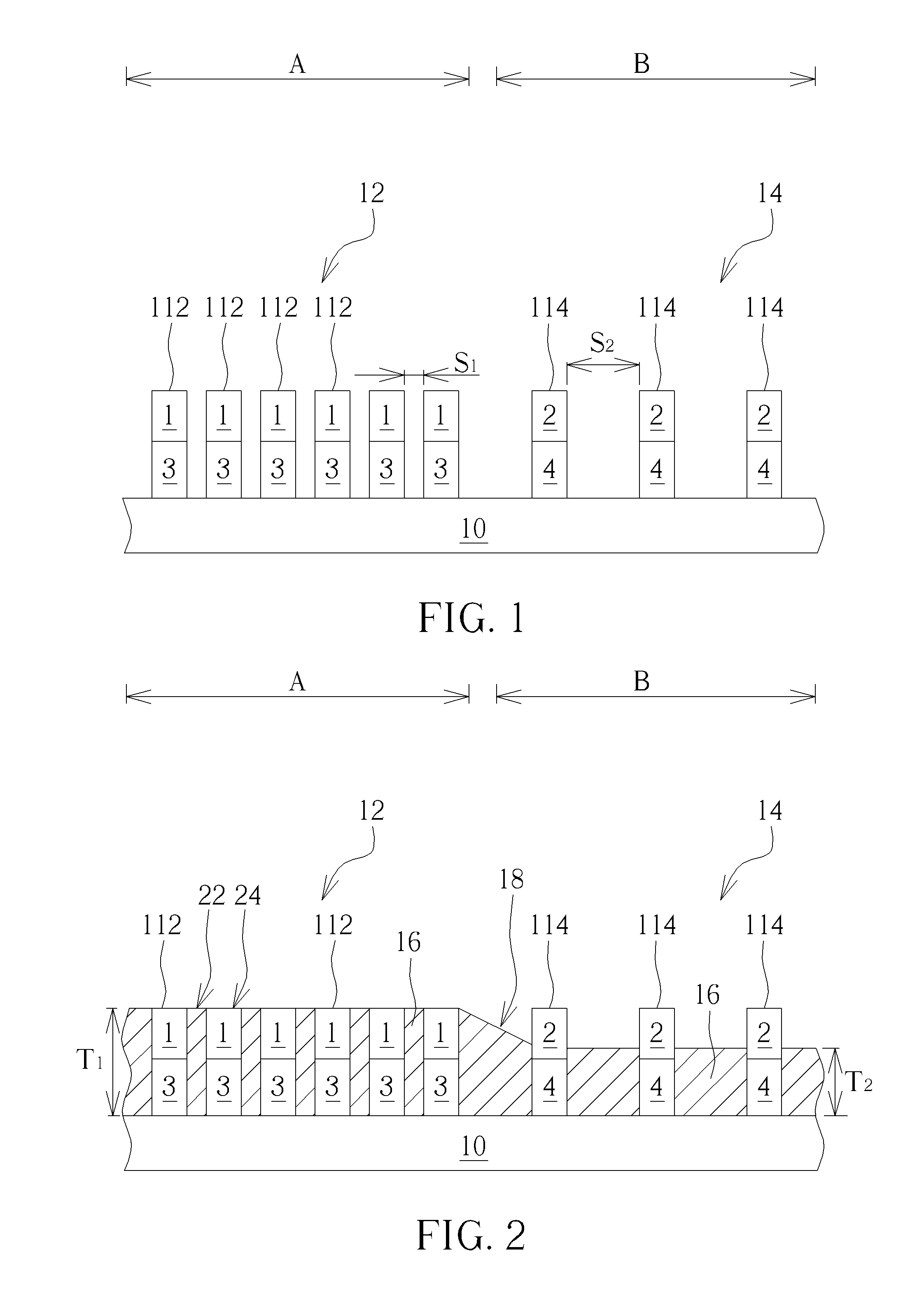 Etching method for reducing microloading effect