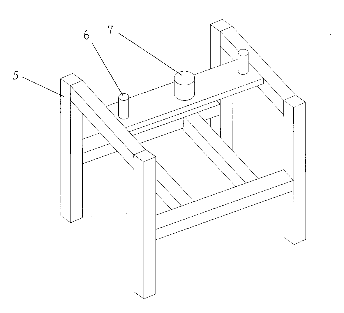 Four-edge board cutting machine for cutting carpentry veneer and four-edge cutting method of carpentry veneer