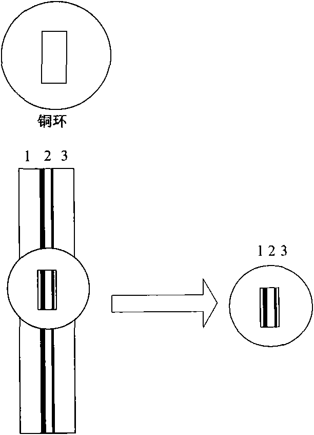 Method for improving grinding efficiency of test sample of transmission electron microscope