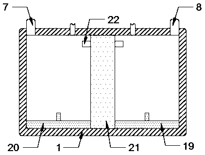 Electrolytic water hydrogen production electrolytic tank based on solar power generation