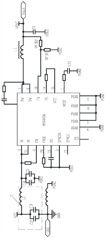 Vehicle lamp and step-down driving circuit for vehicle lamp