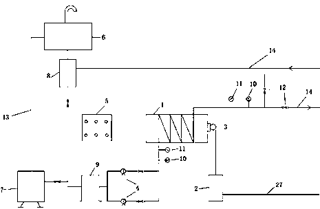 Single-well split-type heating multifunctional storage tank device