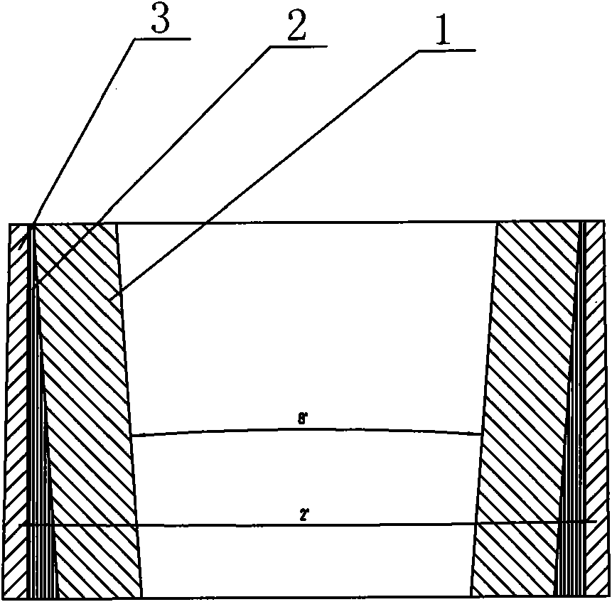 Arrangement structure of copper wires in wire rewinding machine