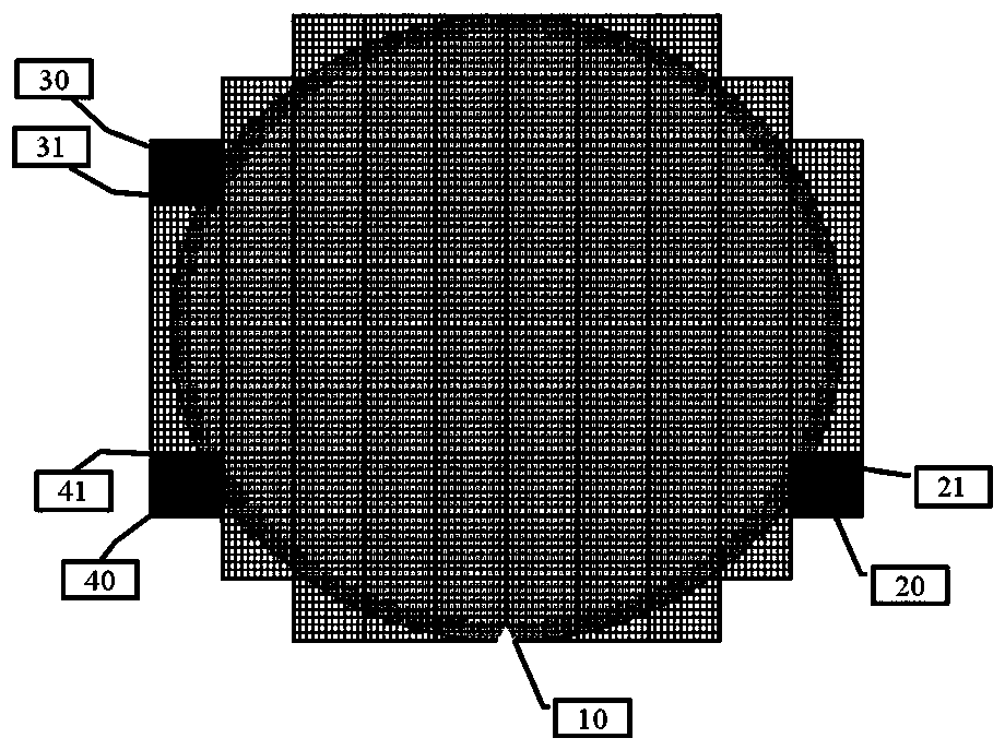 A positioning method for packaging and picking up chips