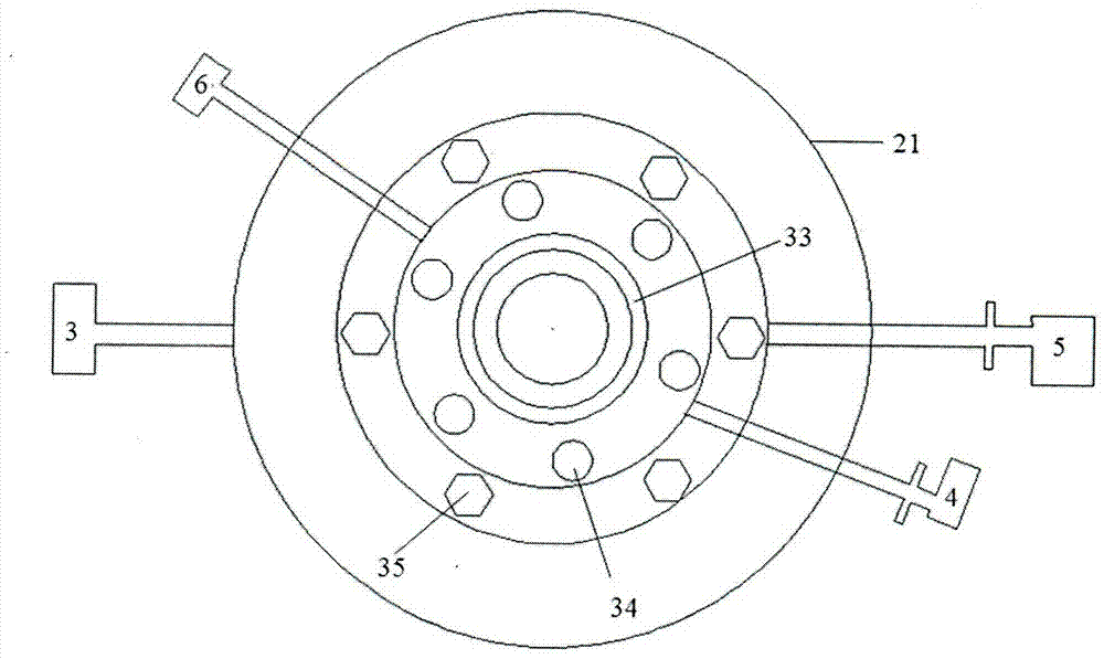 Pressurized high-temperature nitriding device with dual-pressure balance structure