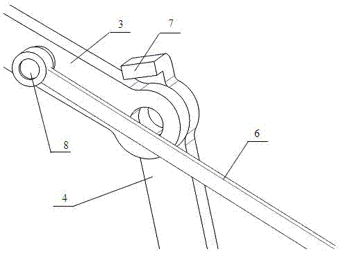 Engine cover propping mechanism