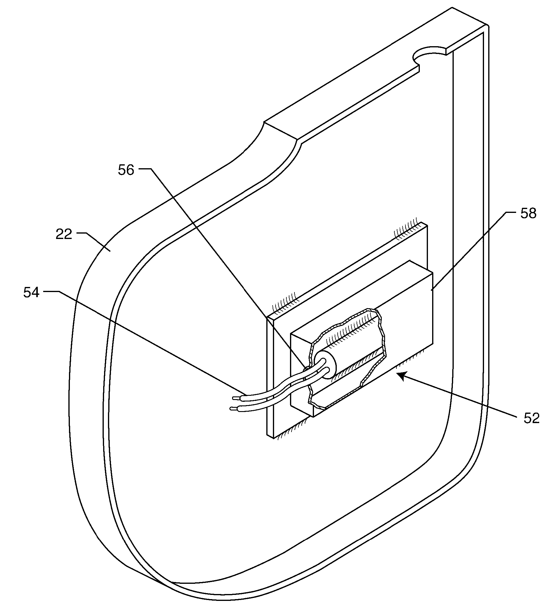 Magnetically shielded AIMD housing with window for magnetically actuated switch