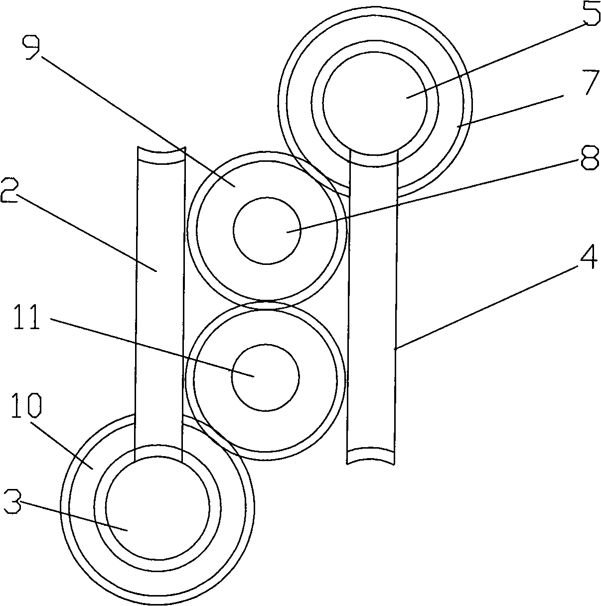 Double-worm wheel accurate transmission mechanism