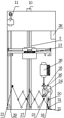 Fully-automatic clothes airing and collecting device
