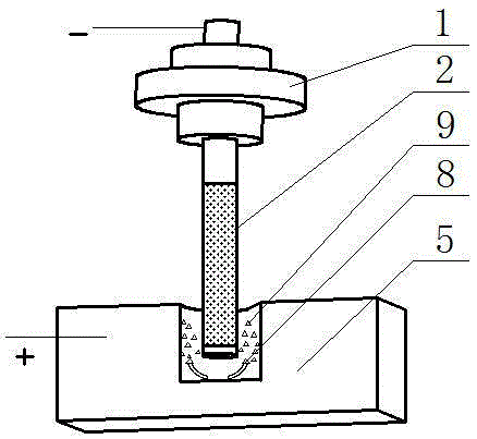 Method for reducing electrode vibration amplitude of tubular electrode during electrolytic machining