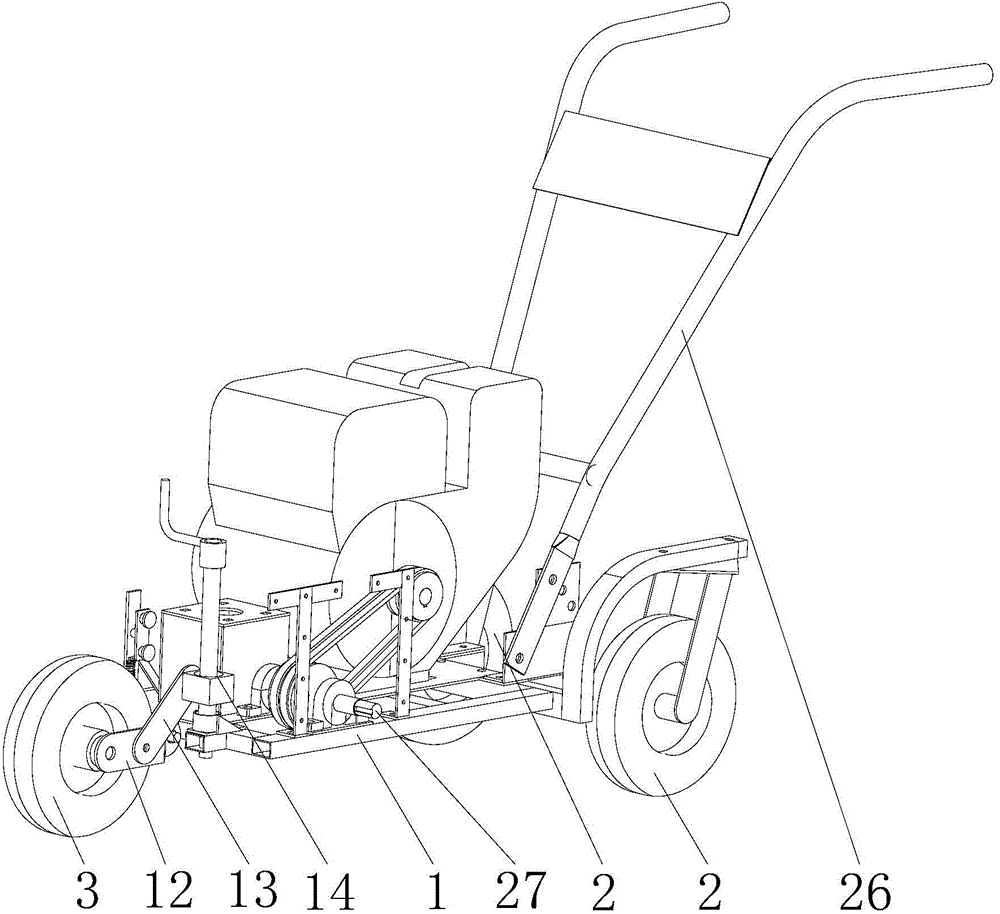 Multifunctional ditching and soil covering integrated machine