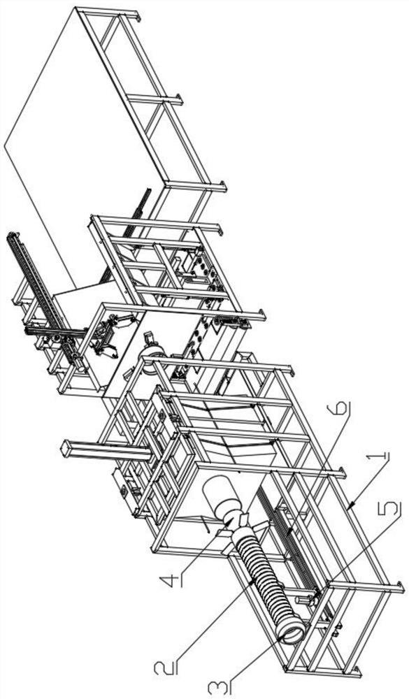 An inner bag grabbing mechanism for double-layer ton bags