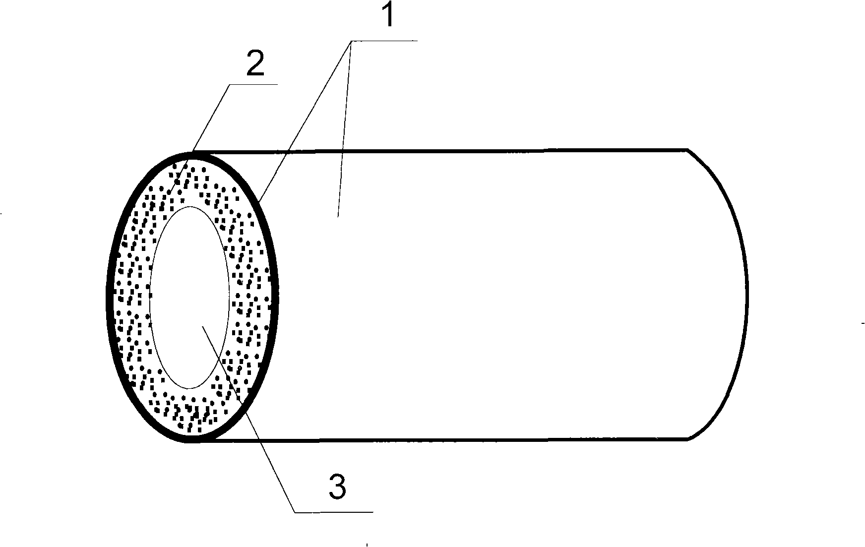 Oxide combined silicon carbide ceramic film tube