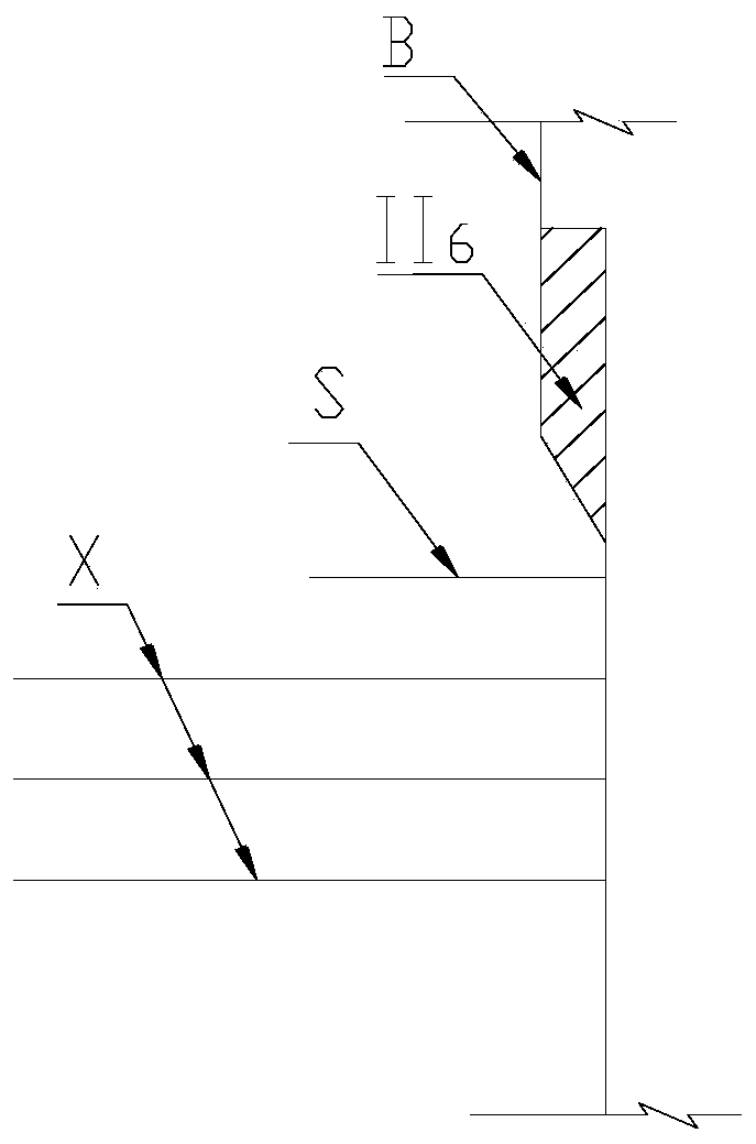 Rock anchor beam underground workshop excavation construction method under high ground stress condition